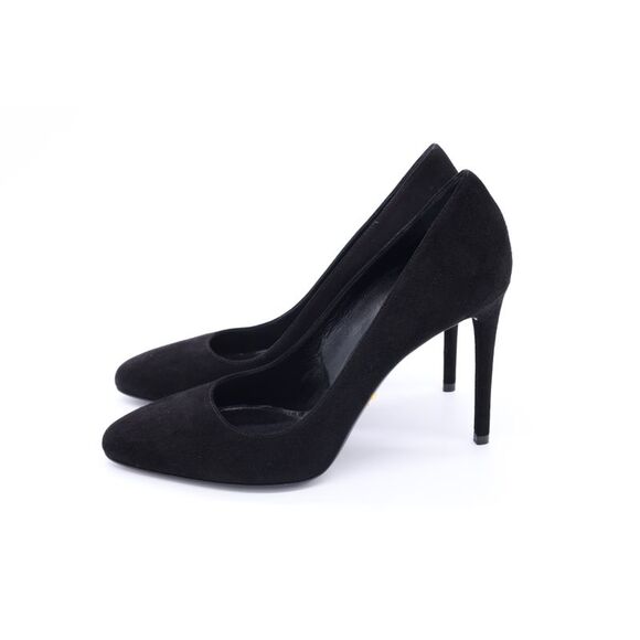 Prada High-Heel Pumps in Black Suede - Picture 10 of 12